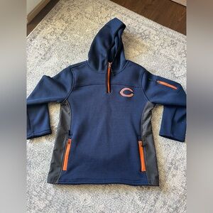 kids chicago bears quarter zip